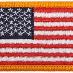 Rothco Red White Blue - US Flag Patch With Hook And Loop Closure - USA Made Patches