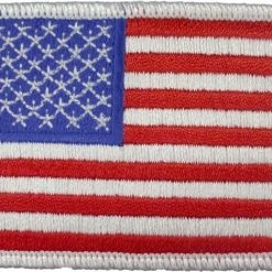 Rothco Red White Blue - US Flag Sew On Patch With White Border Patches