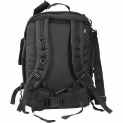 Army Navy Store Bags Black - Military MOLLE Compatible Travel Backpack With Shoulder Straps