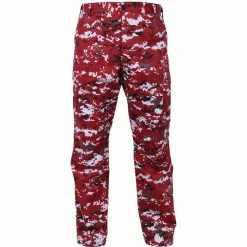 Rothco Digital Red Camouflage - Military BDU Pants - Polyester Cotton Twill 9 Rothco Digital Red Camouflage - Military BDU Pants - Polyester Cotton Twill