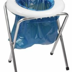 Army Navy Store Portable Toilet Camping Commode With 12 Bags Camping / Survival Gear