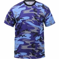 Rothco Electric Blue Camouflage - Military T-Shirt