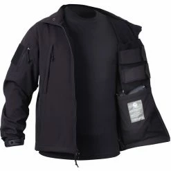 Rothco Jackets / Coats Black - Concealed Carry Soft Shell Jacket