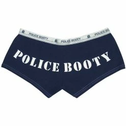 Rothco Blue - POLICE BOOTY Women's Booty Shorts - Cotton Spandex