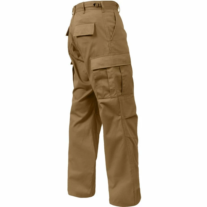 Rothco Coyote Brown - Military BDU Pants - Cotton Polyester Twill 5 Rothco Coyote Brown - Military BDU Pants - Cotton Polyester Twill