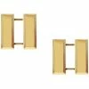 Rothco Polished Gold - Military Captain Pin-On Insignia Pair CPT
