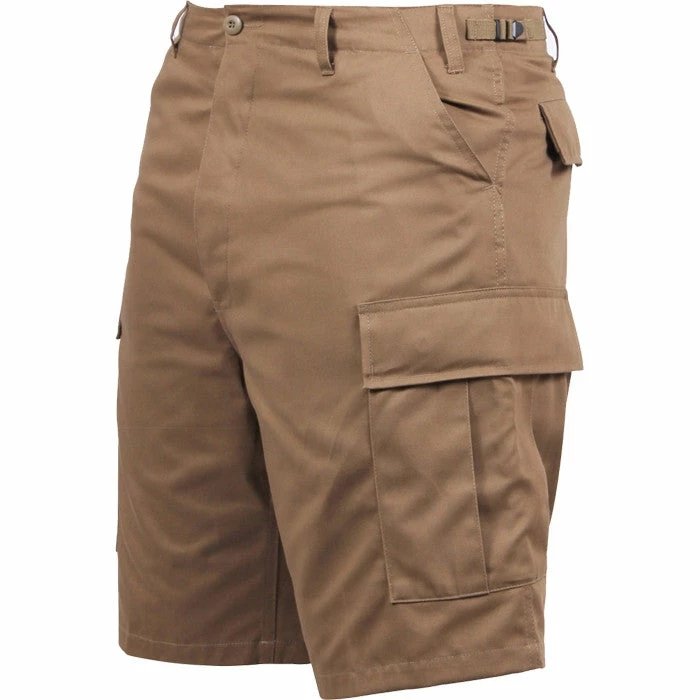 Rothco Coyote Brown - Military Cargo BDU Shorts - Polyester Cotton Twill 5 Rothco Coyote Brown - Military Cargo BDU Shorts - Polyester Cotton Twill