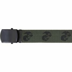 Rothco Belts / Suspenders Olive Drab - Military Globe & Anchor Web Belt - Black Buckle