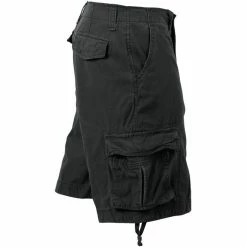 Rothco Black - Vintage Military Infantry Utility Shorts
