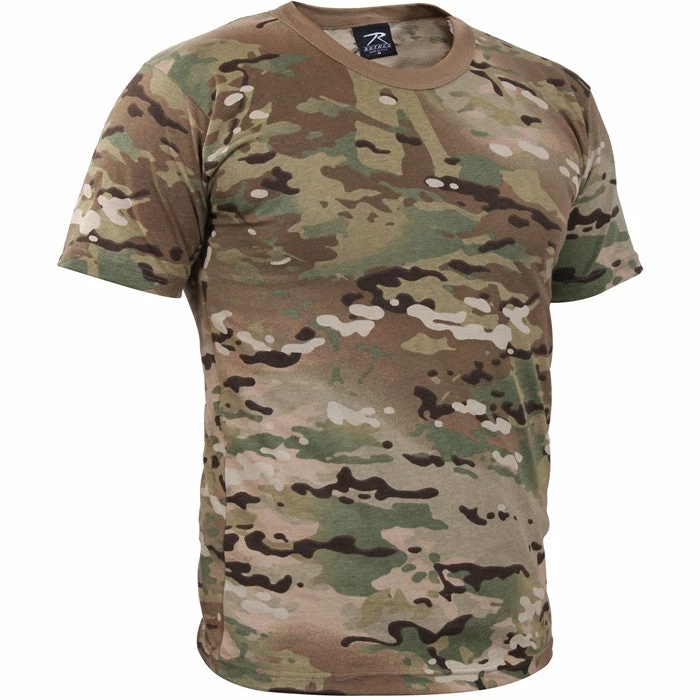 Rothco Shirts Multicam Camouflage - Military T-Shirt 3 Rothco Shirts Multicam Camouflage - Military T-Shirt