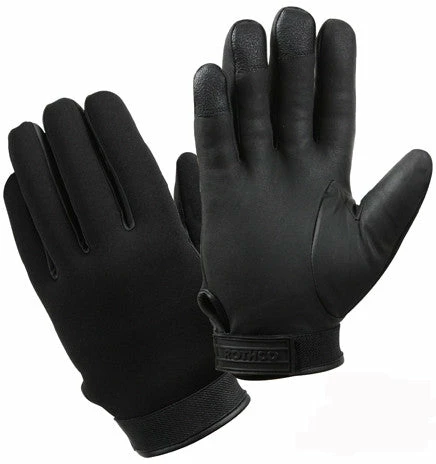 Rothco Black - Cold Weather Insulated Stretch Fabric Duty Gloves 3 Rothco Black - Cold Weather Insulated Stretch Fabric Duty Gloves