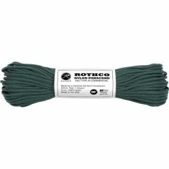 Rothco Hunter Green - Military Grade 550 LB Tested Type III Paracord Rope 100' - Nylon USA Made Paracord / Rope / Rappelling Gear