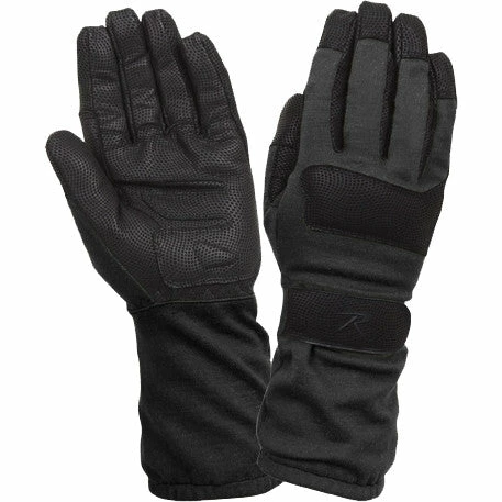Rothco Black - Military Fire Resistant Griplast Gloves 3 Rothco Black - Military Fire Resistant Griplast Gloves