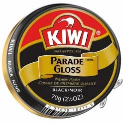 Rothco Kiwi Black - Large Parade Gloss Shoe Polish - USA Made