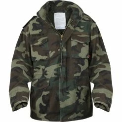 Rothco Jackets / Coats Woodland Camouflage - Military Vintage M-65 Field Jacket