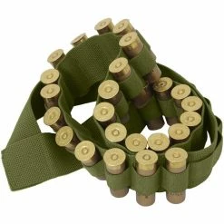 Army Navy Store Olive Drab - Tactical Shotgun Shell Bandolier Hunting / Shooting Gear