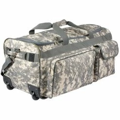 Rothco Bags ACU Digital Camouflage - Military Expedition Wheeled Travel Bag Rolling Luggage