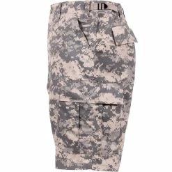 Rothco ACU Digital Camouflage - Military Cargo BDU Shorts - Polyester Cotton Twill