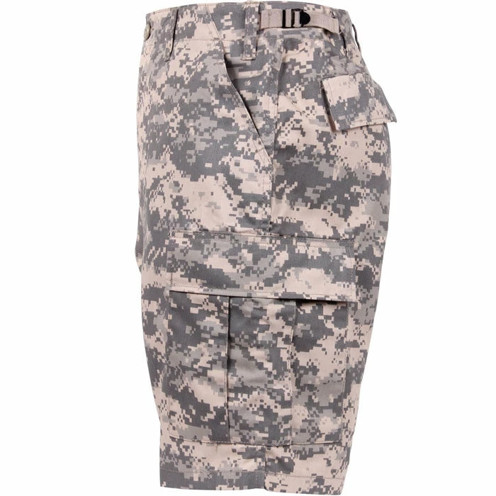 Rothco ACU Digital Camouflage - Military Cargo BDU Shorts - Polyester Cotton Twill 4 Rothco ACU Digital Camouflage - Military Cargo BDU Shorts - Polyester Cotton Twill