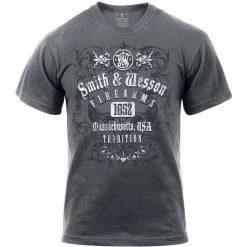 Rothco Smith & Wesson Charcoal Grey - Tradition Firearms T-Shirt