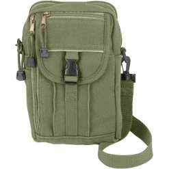 Rothco Olive Drab - Classic Military Dark Passport Travel Shoulder Pouch