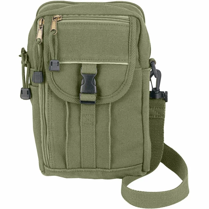 Rothco Olive Drab - Classic Military Dark Passport Travel Shoulder Pouch 3 Rothco Olive Drab - Classic Military Dark Passport Travel Shoulder Pouch
