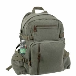 Rothco Bags Olive Drab - Vintage Military Style Jumbo Backpack