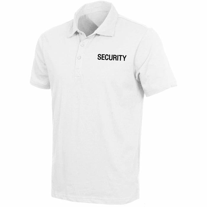 Rothco White - Two Sided Law Enforcement SECURITY Golf Shirt 4 Rothco White - Two Sided Law Enforcement SECURITY Golf Shirt