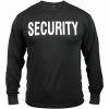 Rothco Black - SECURITY Double Sided Long Sleeve T-Shirt 1 Rothco Black - SECURITY Double Sided Long Sleeve T-Shirt