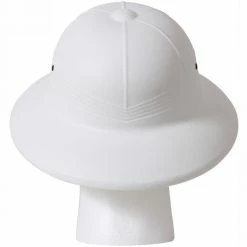 Army Navy Store White - GI Type Vietnam Style Pith Helmet - USA Made Headwear