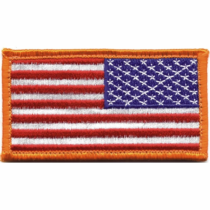 Rothco Red White Blue - Reversed US Flag Patch With Hook And Loop Closure 3 Rothco Red White Blue - Reversed US Flag Patch With Hook And Loop Closure