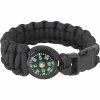 Rothco Black - Cobra Weave Compass Paracord Bracelet Paracord / Rope / Rappelling Gear 1 Rothco Black - Cobra Weave Compass Paracord Bracelet Paracord / Rope / Rappelling Gear