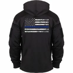 Rothco Black - Thin Blue Line Concealed Carry Hoodie Sweatshirt Shirts 8 Rothco Black - Thin Blue Line Concealed Carry Hoodie Sweatshirt Shirts