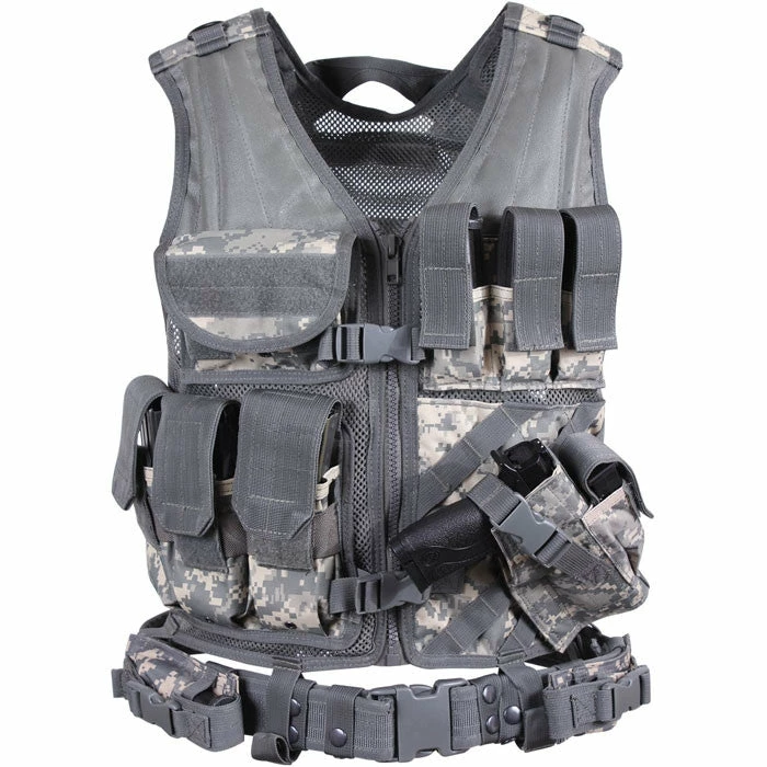 Army Navy Store ACU Digital Camouflage - MOLLE Compatible Cross Draw Tactical Vest Vests 5 Army Navy Store ACU Digital Camouflage - MOLLE Compatible Cross Draw Tactical Vest Vests