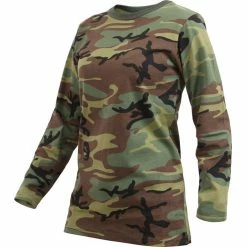 Rothco Woodland Camouflage - Womens Long Sleeve T-Shirt