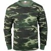 Rothco Woodland Camouflage - Cold Weather Thermal Crew Neck Shirt - Cotton Polyester Shirts 2 Rothco Woodland Camouflage - Cold Weather Thermal Crew Neck Shirt - Cotton Polyester Shirts