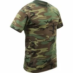 Rothco Woodland Camouflage - Military T-Shirt