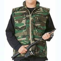 Rothco Woodland Camouflage - Kids Outdoor Ranger Vest Vests