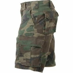 Rothco Woodland Camouflage - Military Vintage Paratrooper Cargo Shorts 7 Rothco Woodland Camouflage - Military Vintage Paratrooper Cargo Shorts