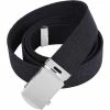 Rothco Belts / Suspenders Black - Military Web Belt With Chrome Buckle