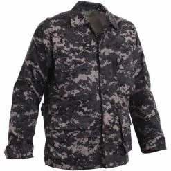 Rothco Shirts Subdued Urban Digital Camouflage - Military BDU Shirt - Polyester Cotton