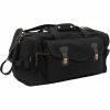 Rothco Black - Long Weekend Travel Bag With Leather Accents - Canvas Bags