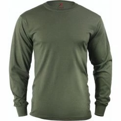 Rothco Olive Drab - Military Long Sleeve T-Shirt Shirts