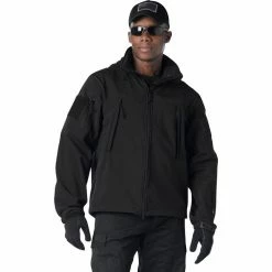 Rothco Jackets / Coats Black - Tactical Special Operations Soft Shell Jacket