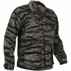 Rothco Tiger Stripe Camouflage - Military BDU Shirt - Polyester Cotton Twill Shirts