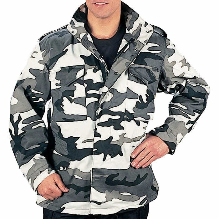 Rothco Jackets / Coats City Camouflage - Military M-65 Field Jacket 3 Rothco Jackets / Coats City Camouflage - Military M-65 Field Jacket