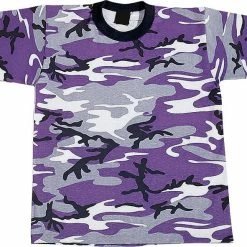 Rothco Ultra Violet Camouflage - Kids Military T-Shirt Shirts