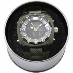 Army Navy Store Olive Drab - X-Large Military Style Analog & Digital Display Watch