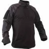 Rothco Black - Military Tactical Lightweight 1 4 Zip Flame Resistant Combat Shirt Shirts 2 Rothco Black - Military Tactical Lightweight 1 4 Zip Flame Resistant Combat Shirt Shirts