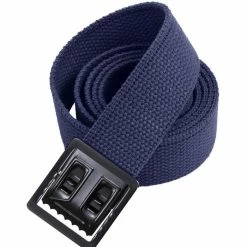 Rothco Navy Blue - Military Web Belt With Black Open Face Buckle Belts / Suspenders